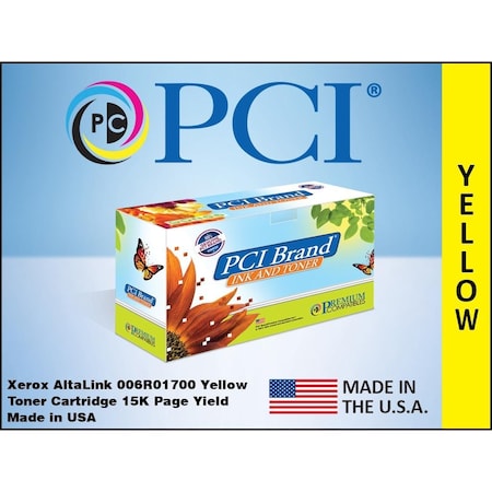 Pci Pci New Compatible Xerox 006R01700 6R01700 Xl High-Yield Xerox Yellow 6R01700-PCI